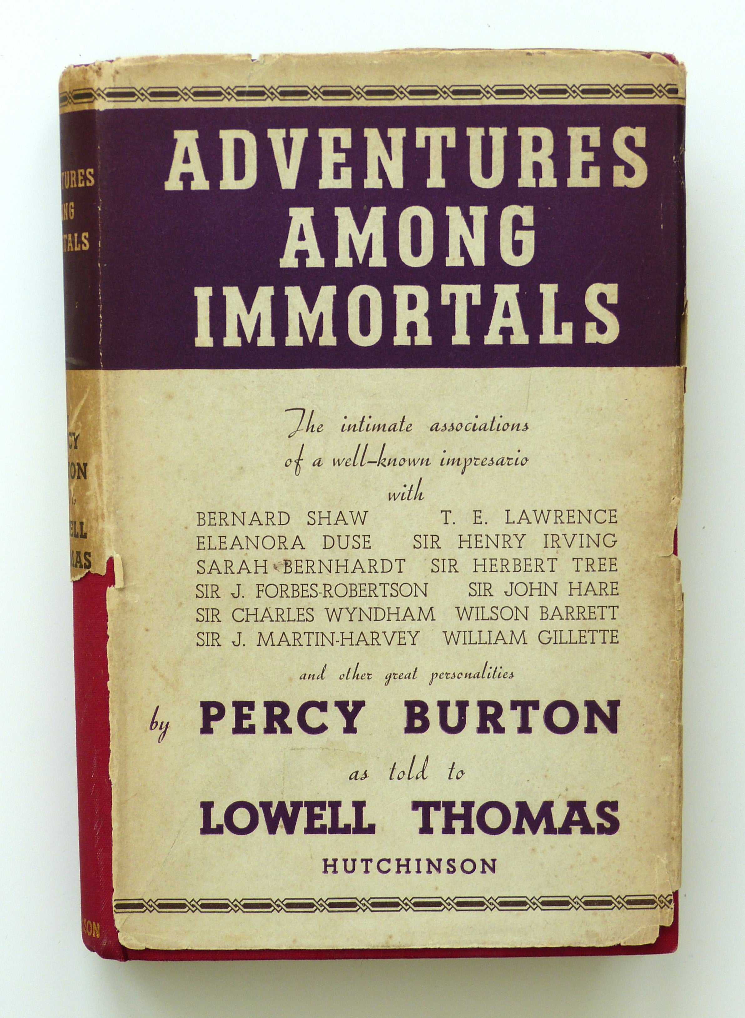 Adventures Among Immortals by Burton Percy