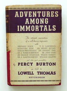 Adventures Among Immortals by Burton Percy