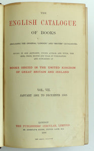 English Catalogue Of Books 1901-1905