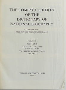 Dictionary of National Biography: v. 1-28 in 2 volumes by O'Donnell, A.