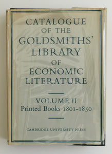 Catalogue Of The Goldsmiths Library: Volume 2 by Canney, Margaret & David Knott & Joan M. Gibbs (edits).