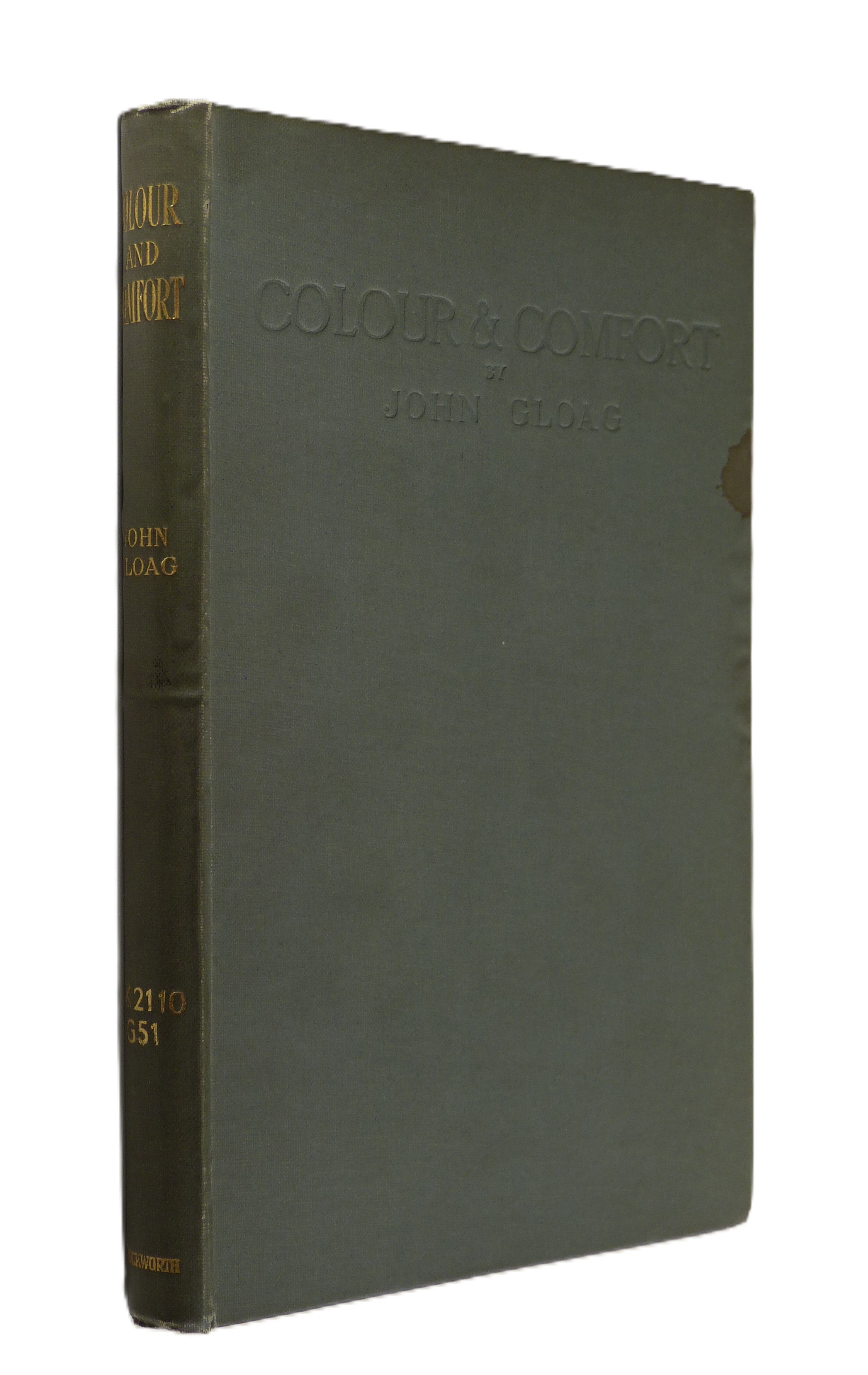 Colour & comfort by  Gloag, John