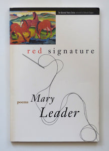 Red Signature (The national poetry series) by Leader, Mary