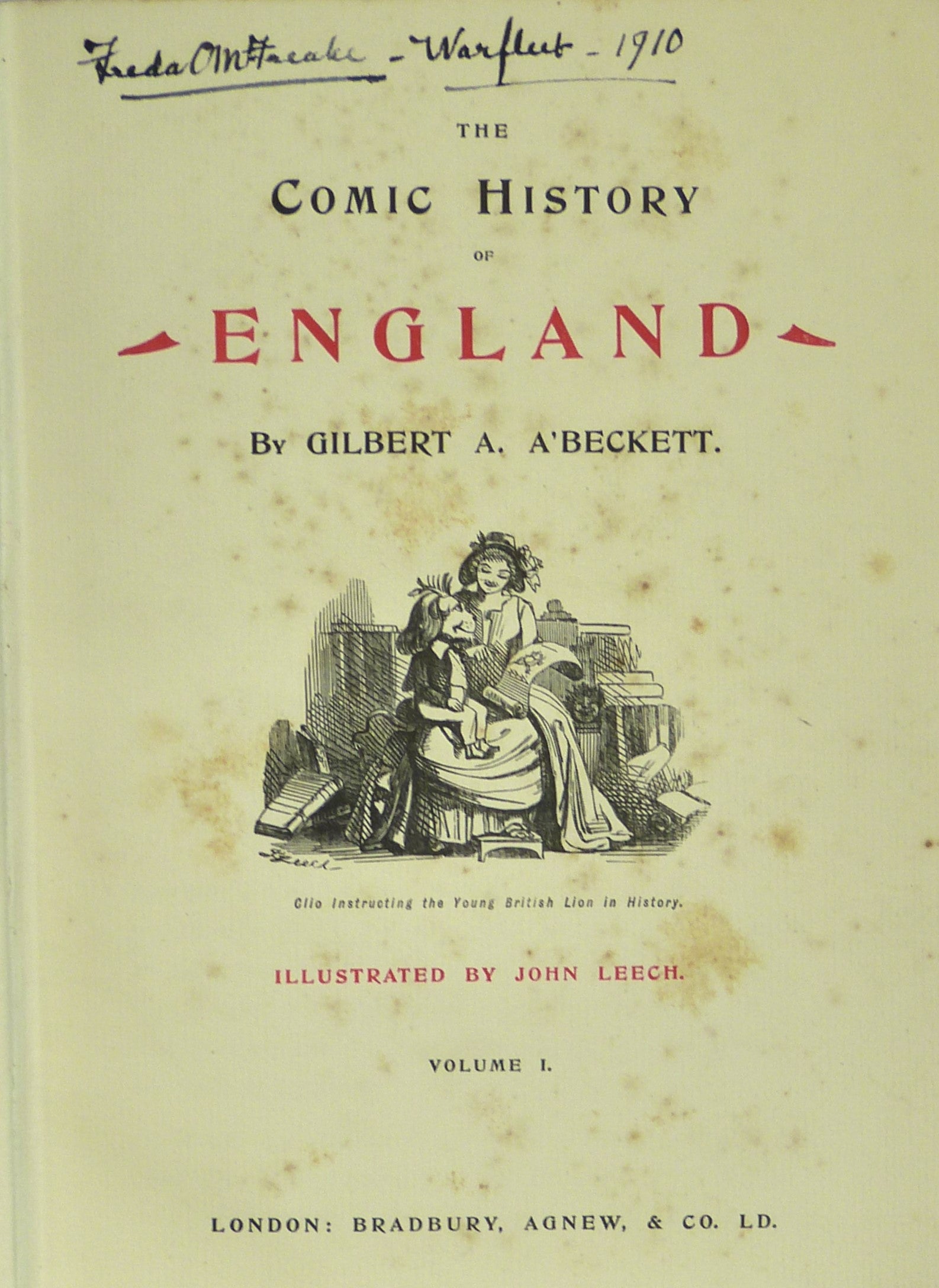 The Comic History of England: Vols. 1 and 2 by Beckett, G.A