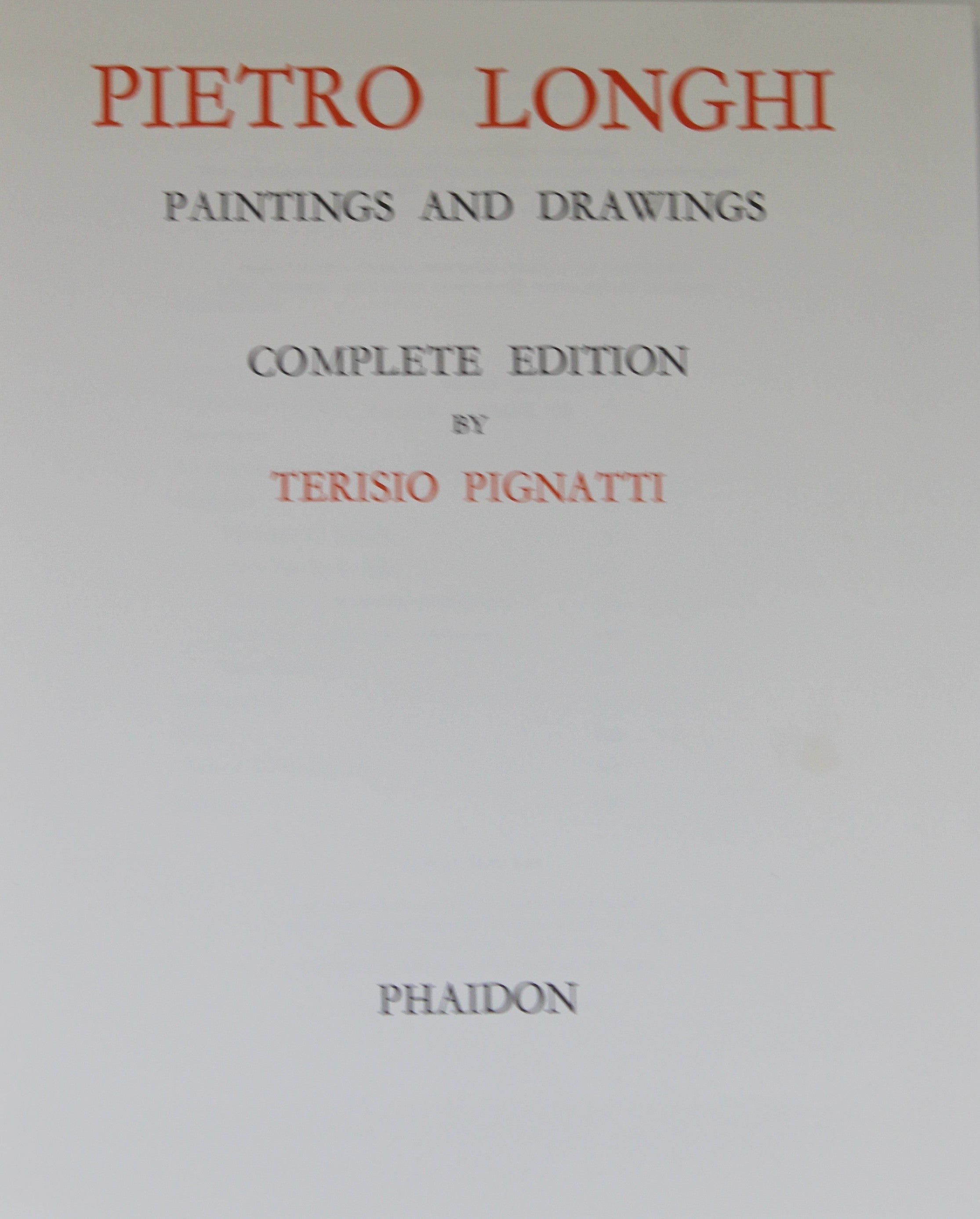 Pietro Longhi by Pignatti, Terisio