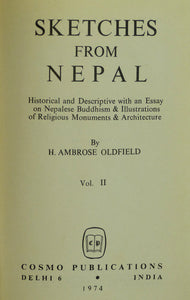 Sketches From Nepal Vol.2 by Oldfield,H. Ambrose.