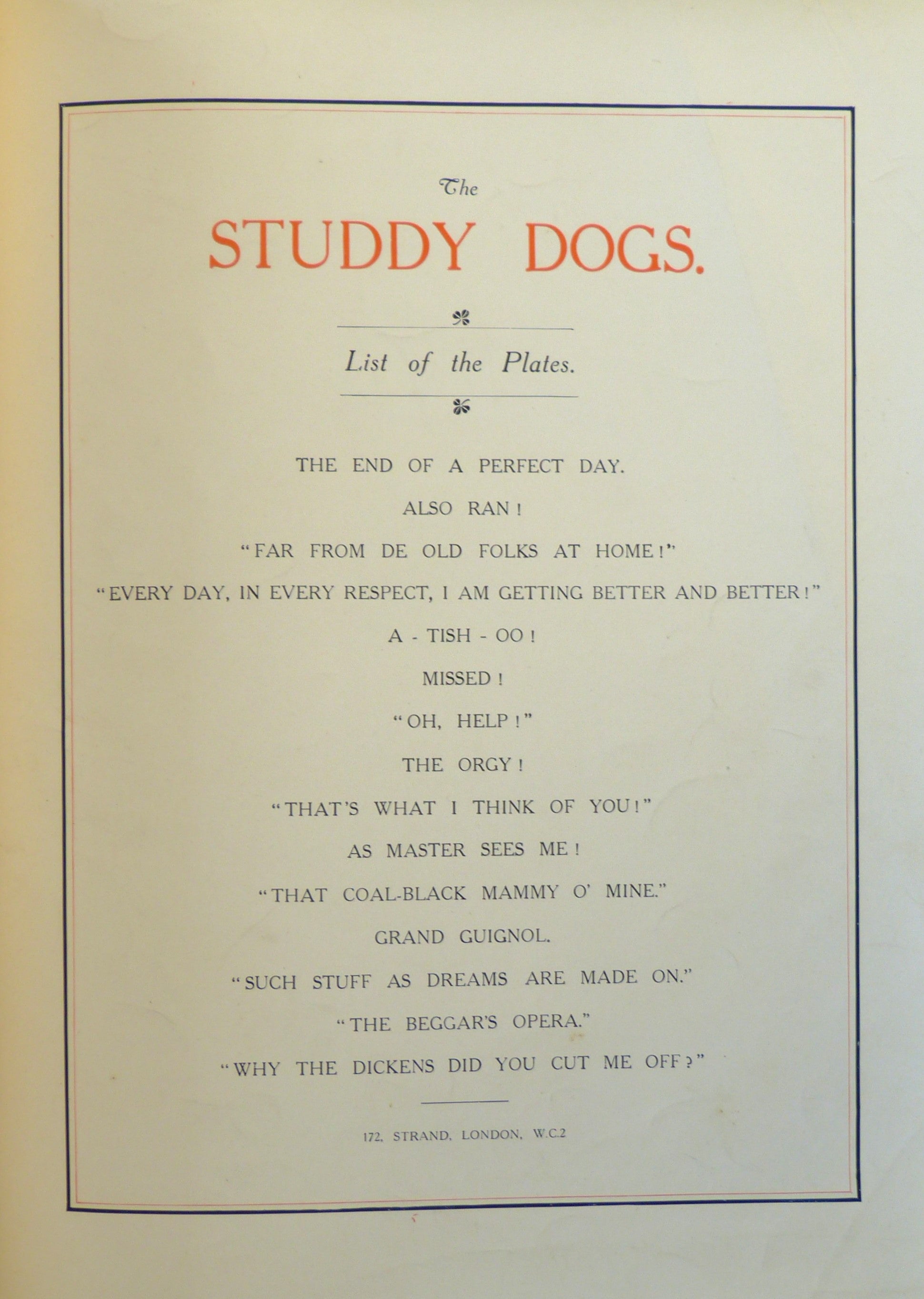 The Studdy Dogs Portfolio  by Studdy, G. E.