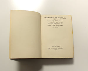 The Whistler Journal by E. R. & J. Pennell. Whistler, James A. McNeill.