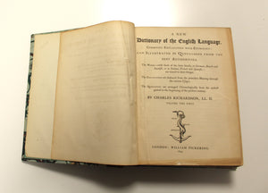 A New Dictionary of the English Language by Charles Richardson