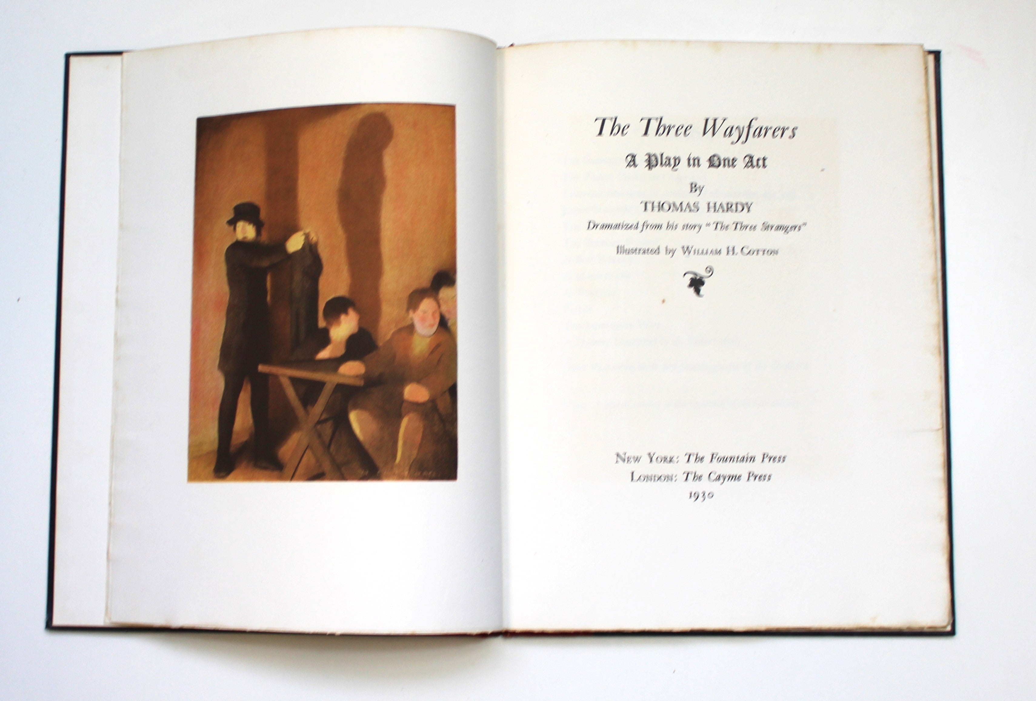 The Three Wayfarers Updike Edition by Hardy Thomas