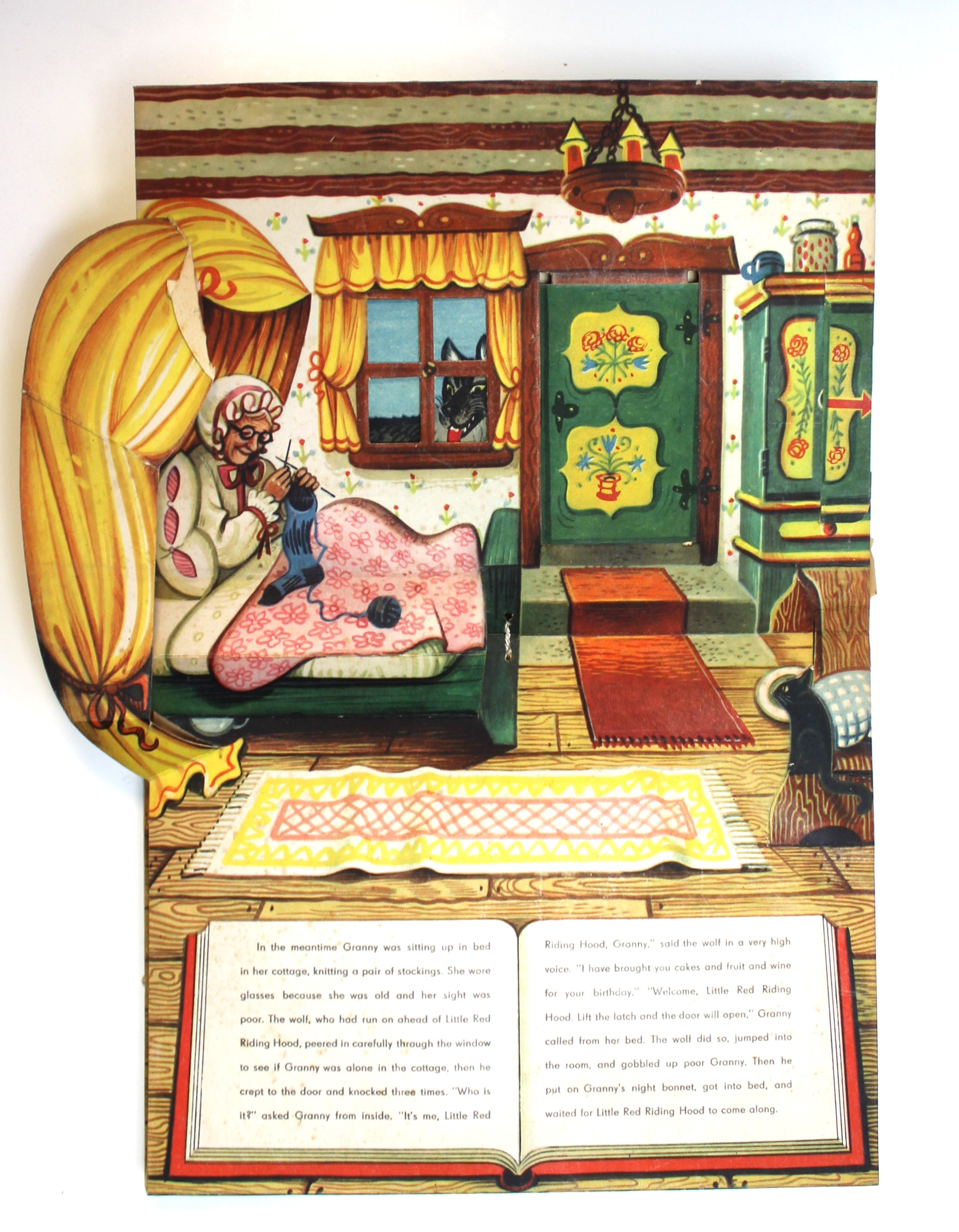 Red Riding Hood pop-up book Published by Bancroft & Co., London