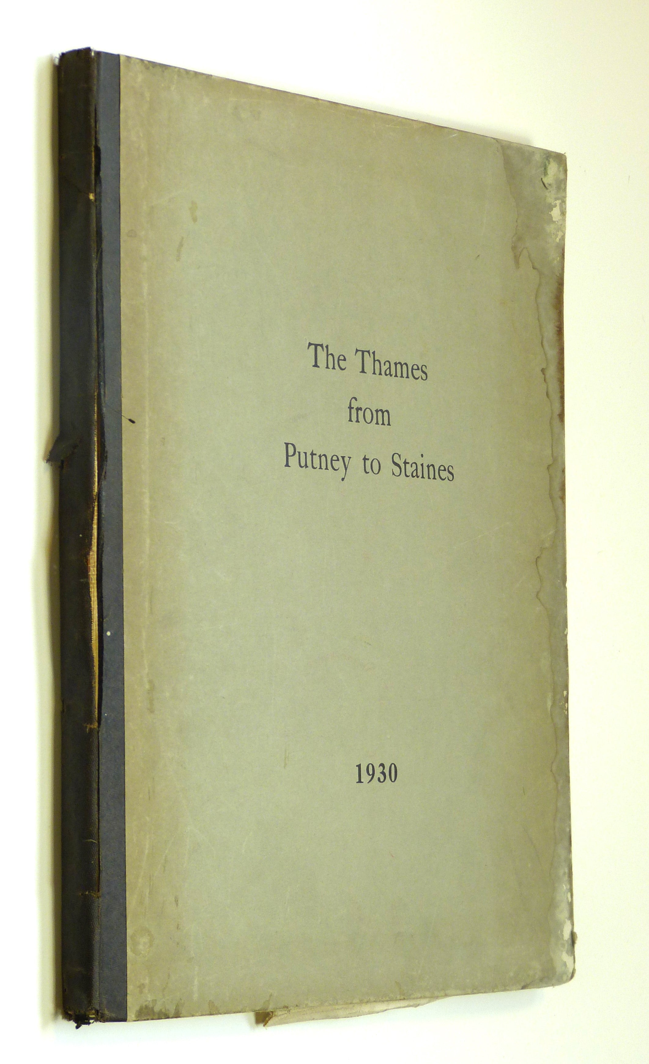 The Thames from Putney to Staines. A survey of the river, with suggestions for the preservation of its amenities, prepared for a joint committee of the Middlesex and Survey County Councils Adams, by Thompson, Fry
