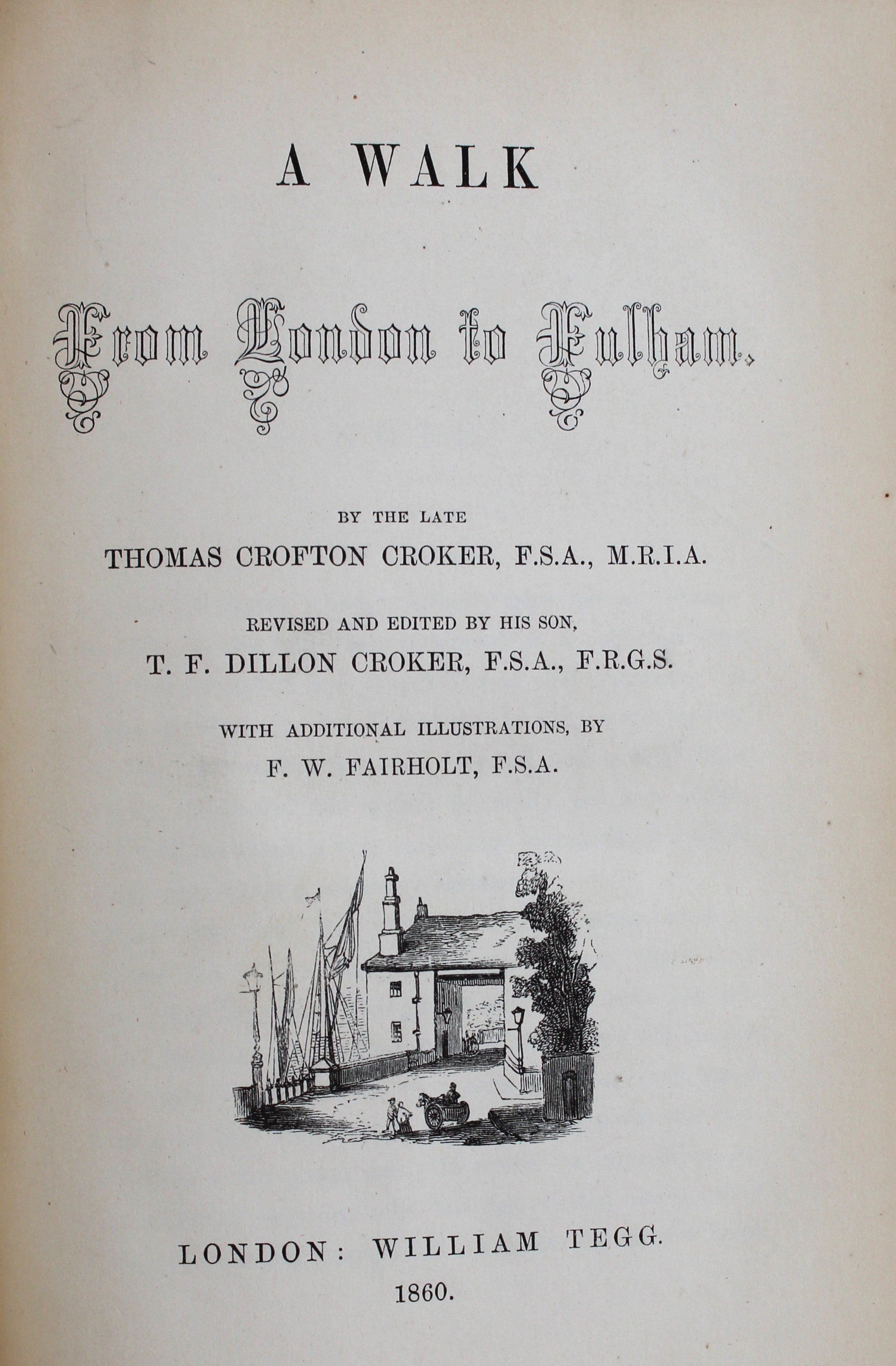 A Walk from London to Fulham  by Thomas Crofton Croker