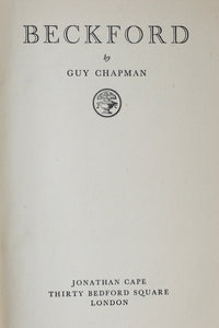 Beckford by Guy Chapman