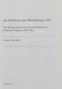 An Indolent and Blundering Art by Chambers, Emma