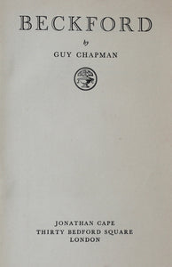 Beckford by Guy Chapman