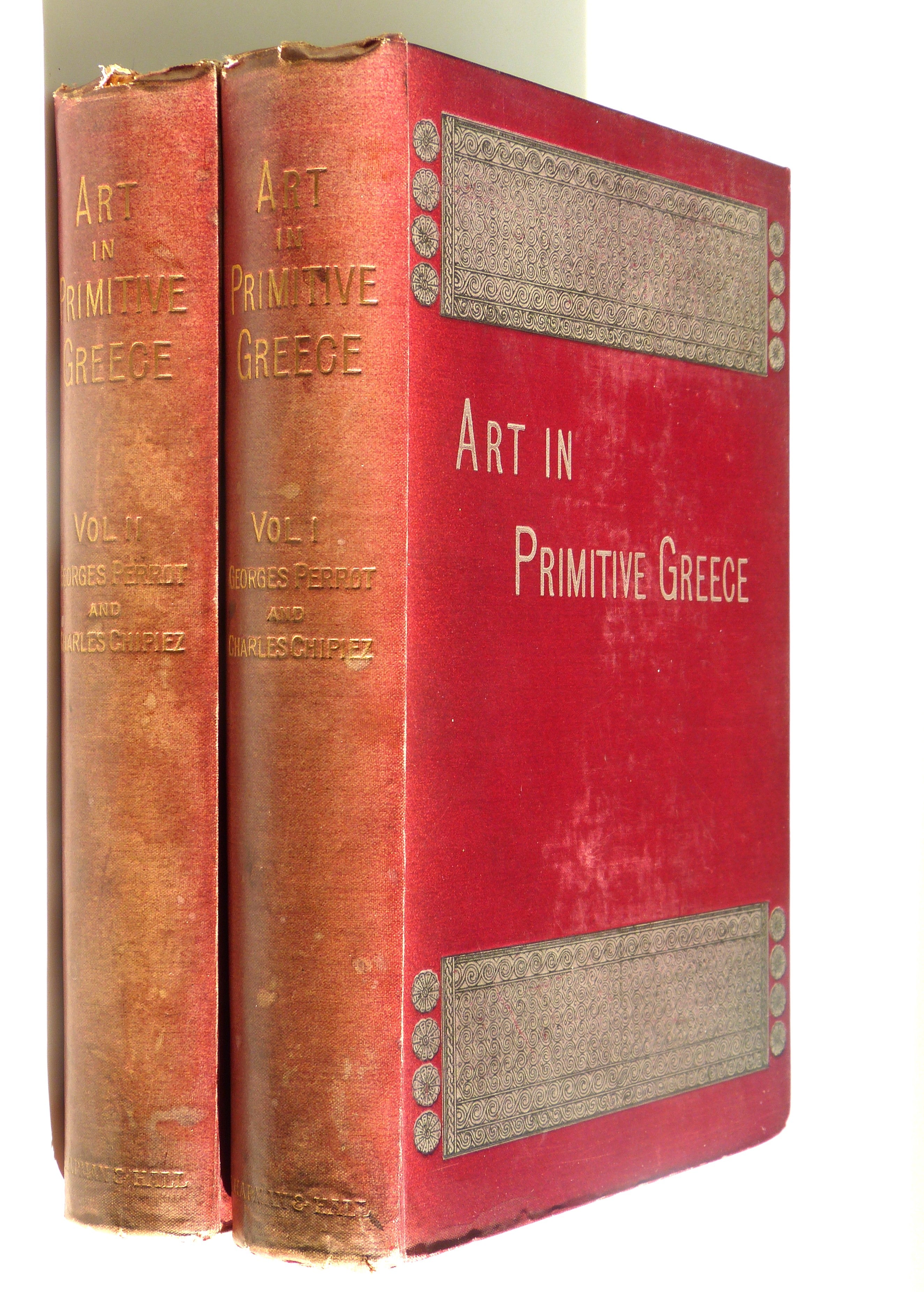 A History of Art in Primitive Greece. Mycenian Art - 2 volumes by PERROT, Georges & CHIPIEZ, Charles