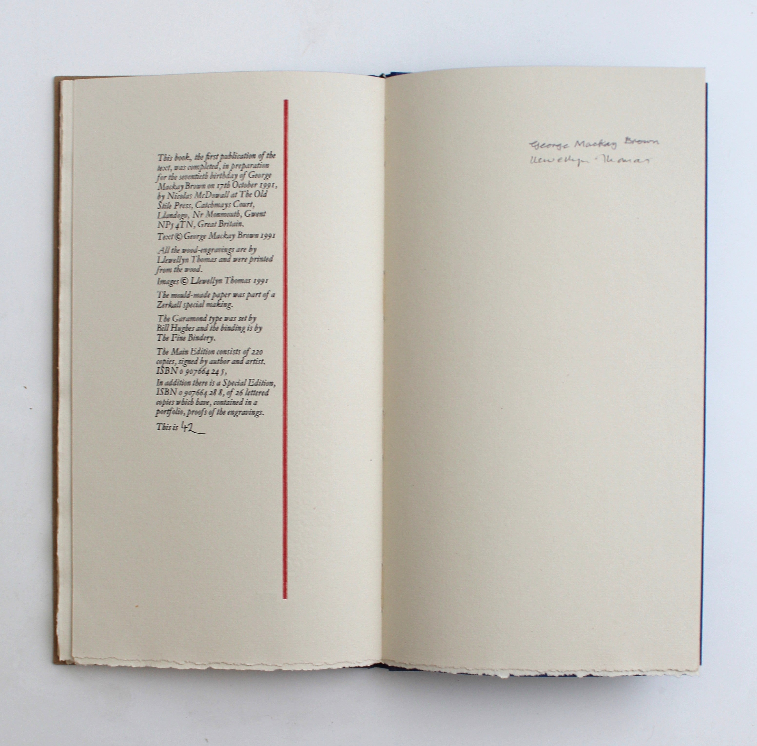 In the Margins of a Shakespeare  by George Mackay Brown