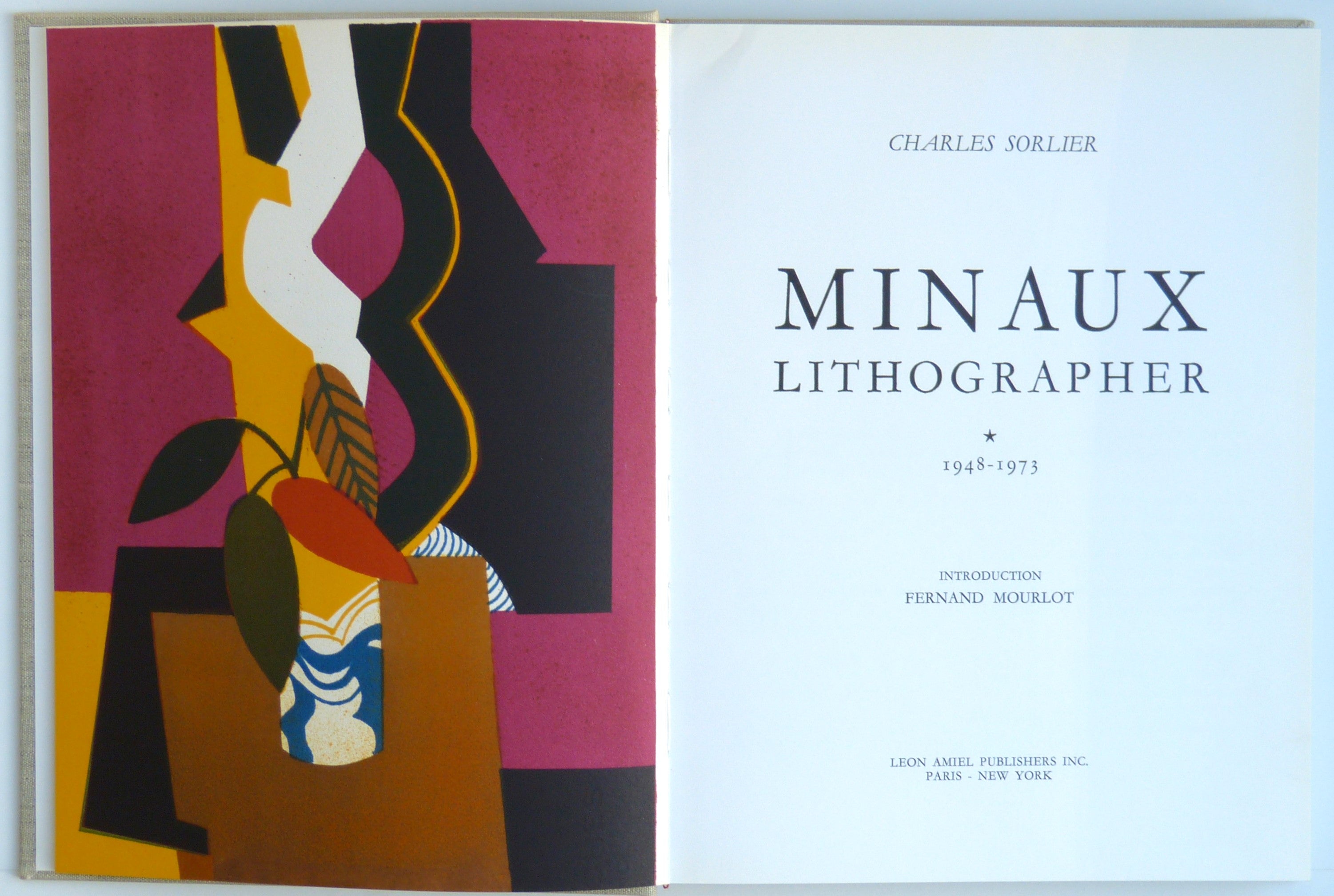 Minaux Lithographer 1948-1973 by MINAUX - CHARLES SORLIER.