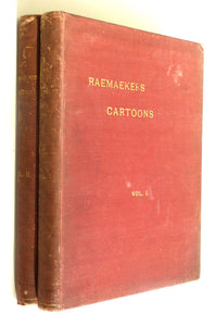 The 'Land and Water' Edition of Raemakers' Cartoons, in 2 Volumes by Raemaeker, Louis ; Introduction by Francis Stopford