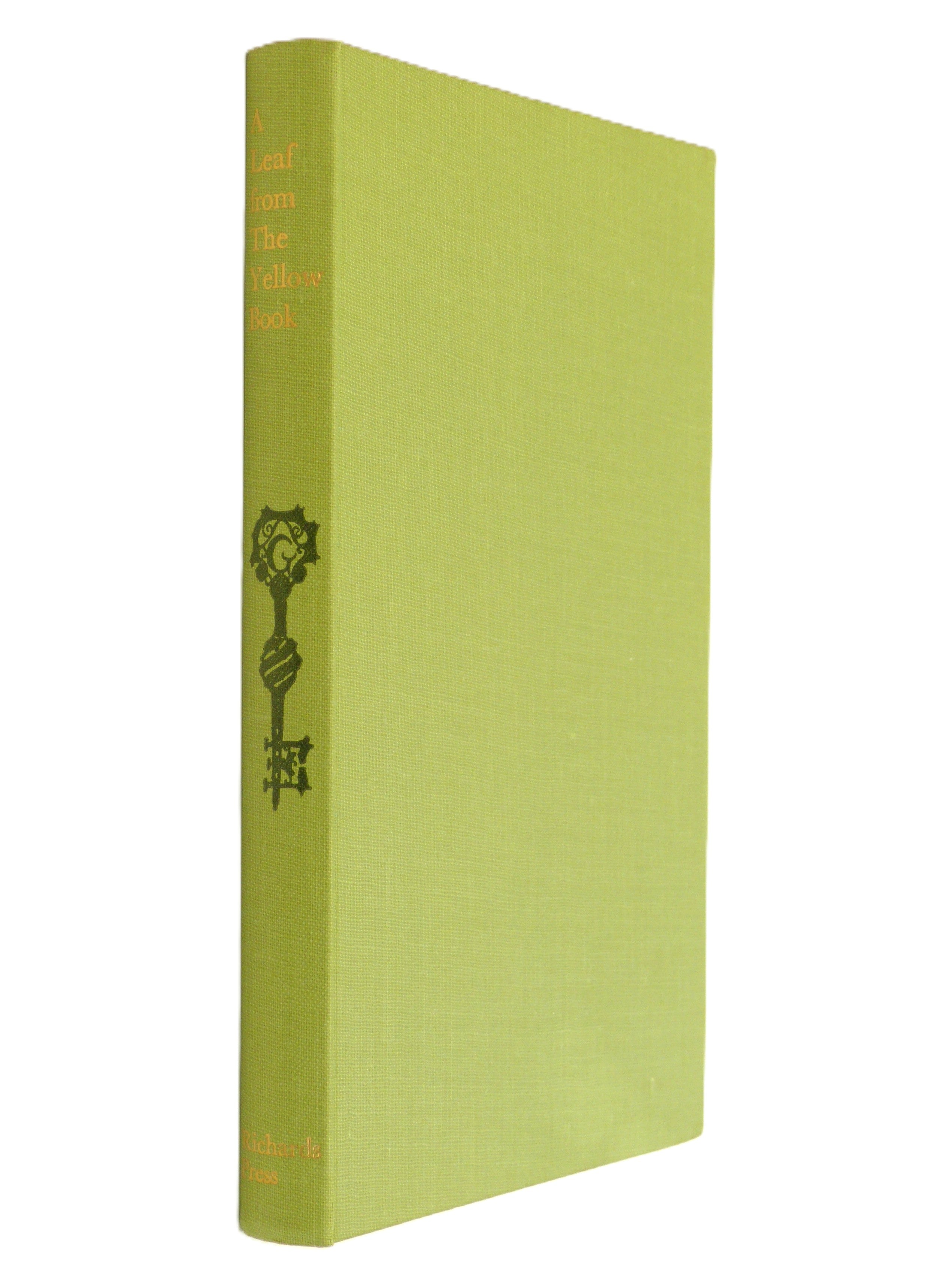 A Leaf From The Yellow Book. The Correspondence Of George Egerton by Terence de Vere White (Ed.)