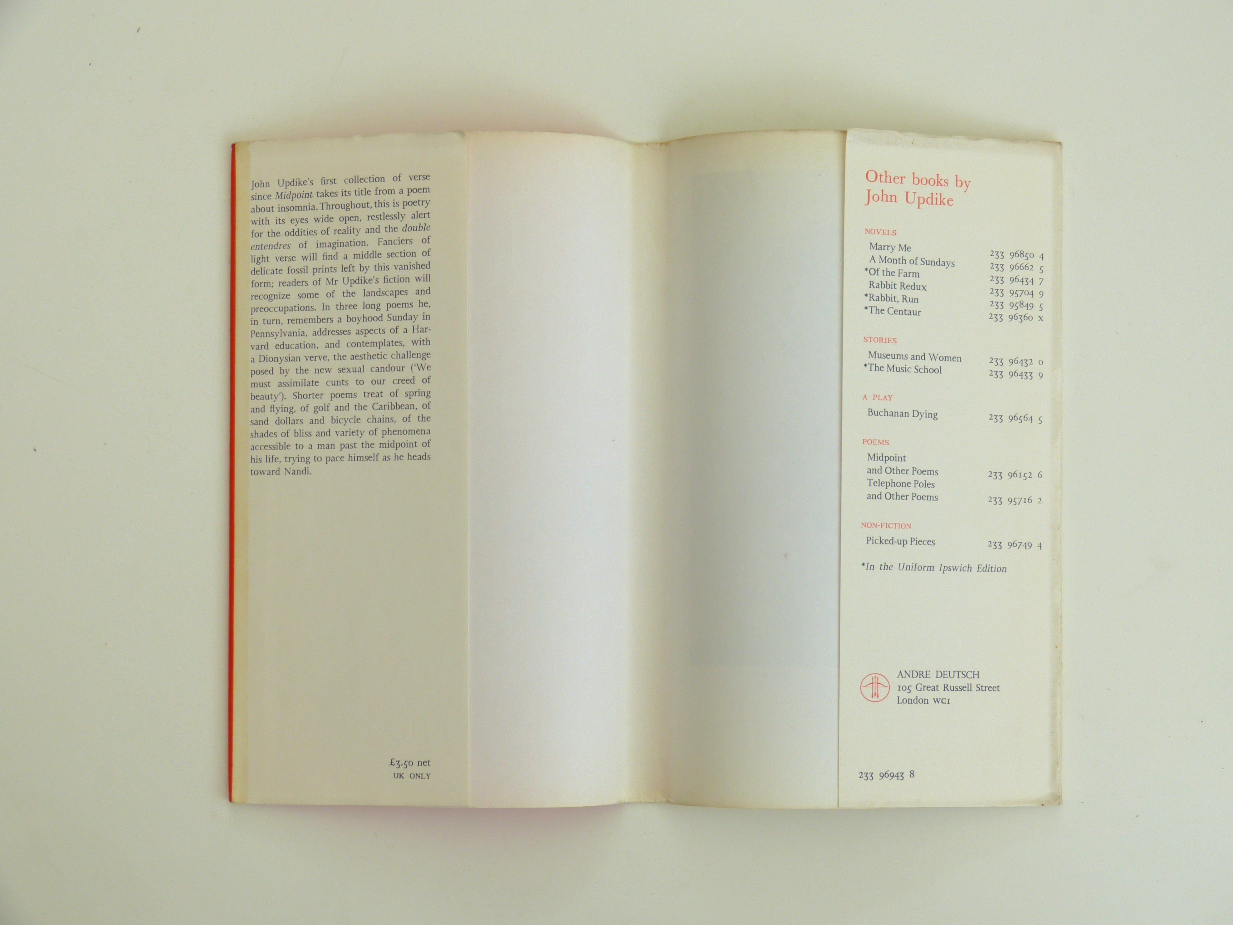Tossing and Turning by John Updike