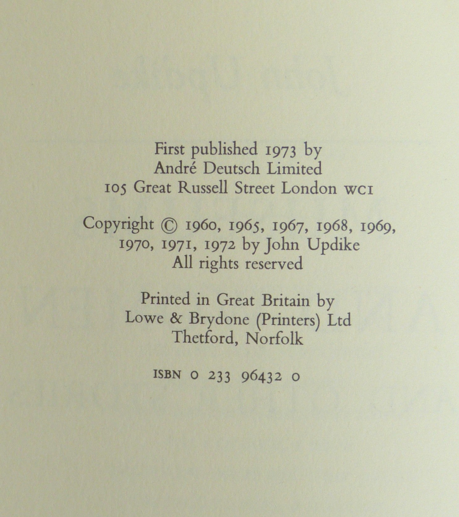 Museums and Women by John Updike