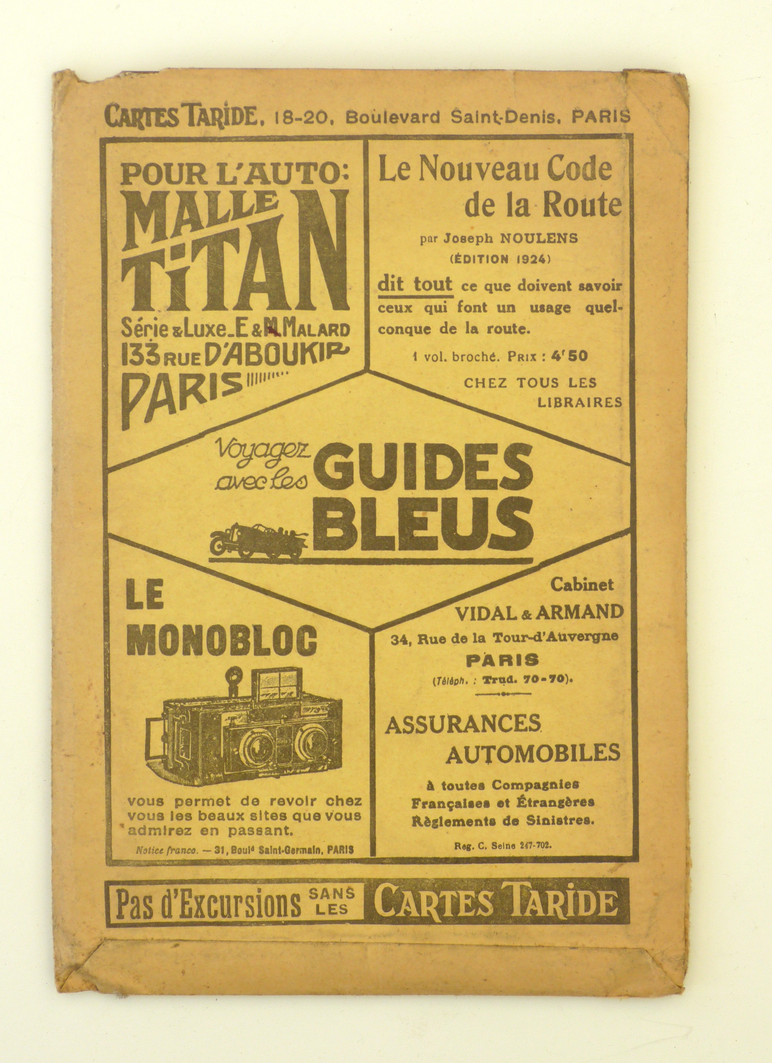 Cartes Taride No. 8 - Paris, Orleanais