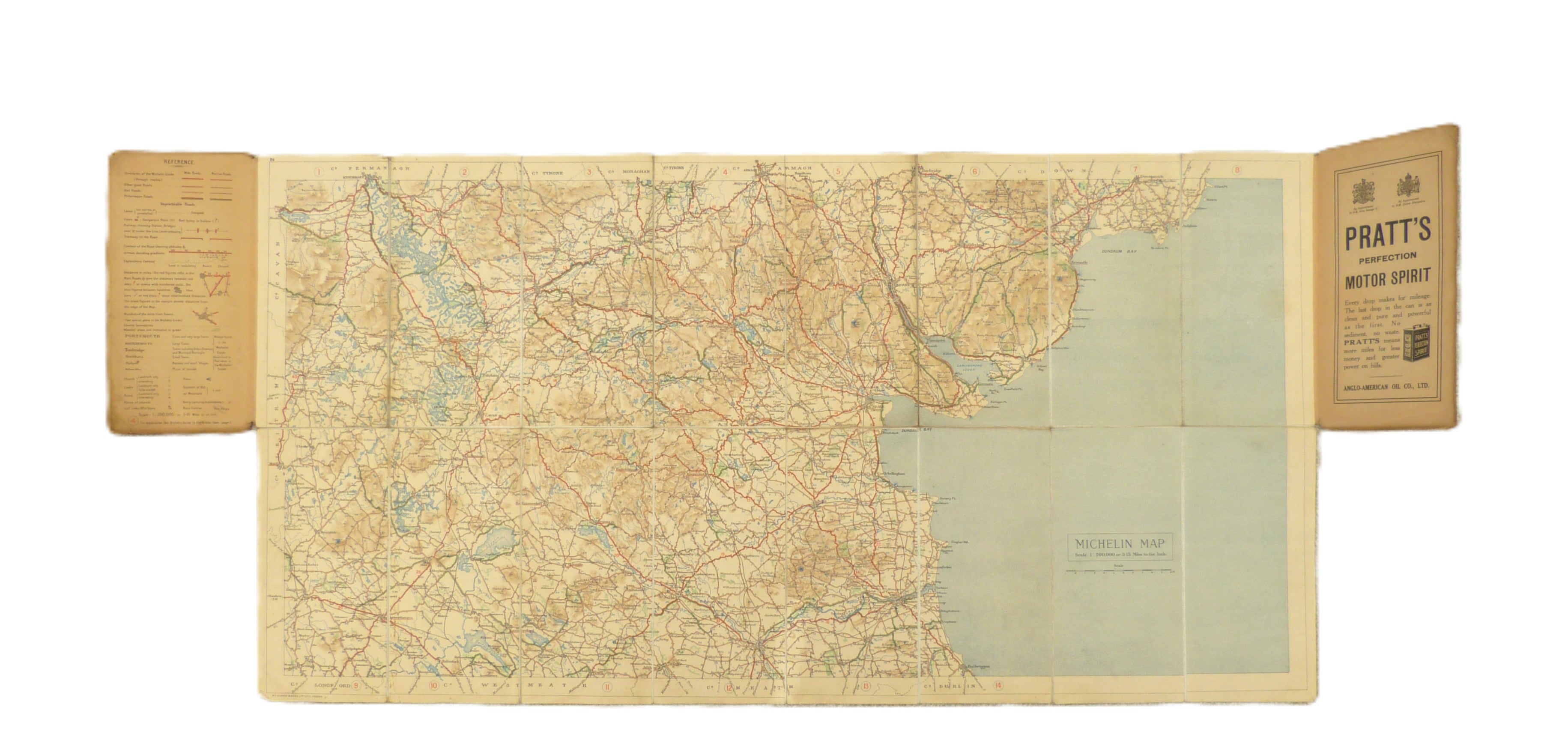Michelin Map of the British Isles - Complete Irish Set (9 Maps)