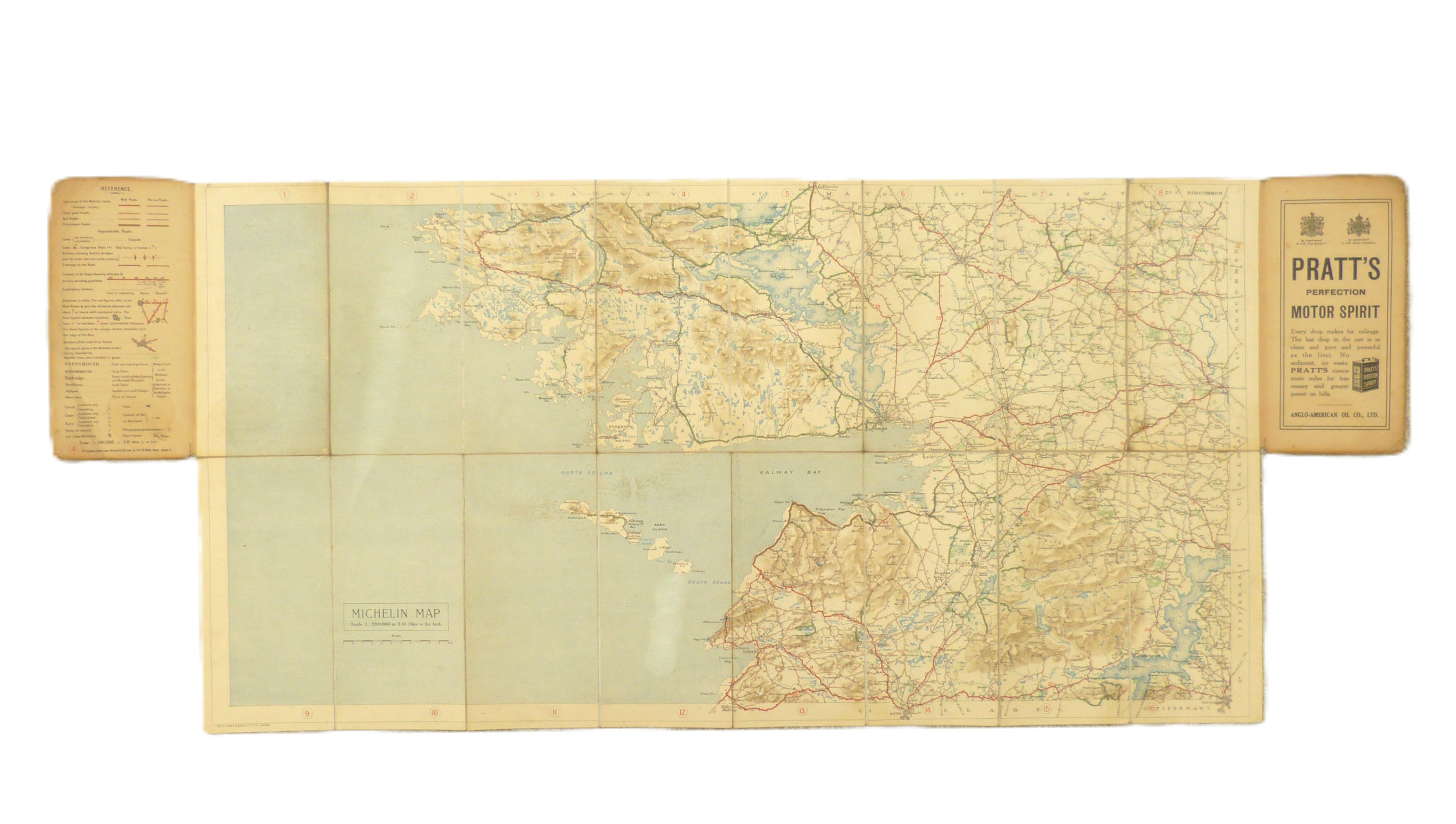 Michelin Map of the British Isles - Complete Irish Set (9 Maps)