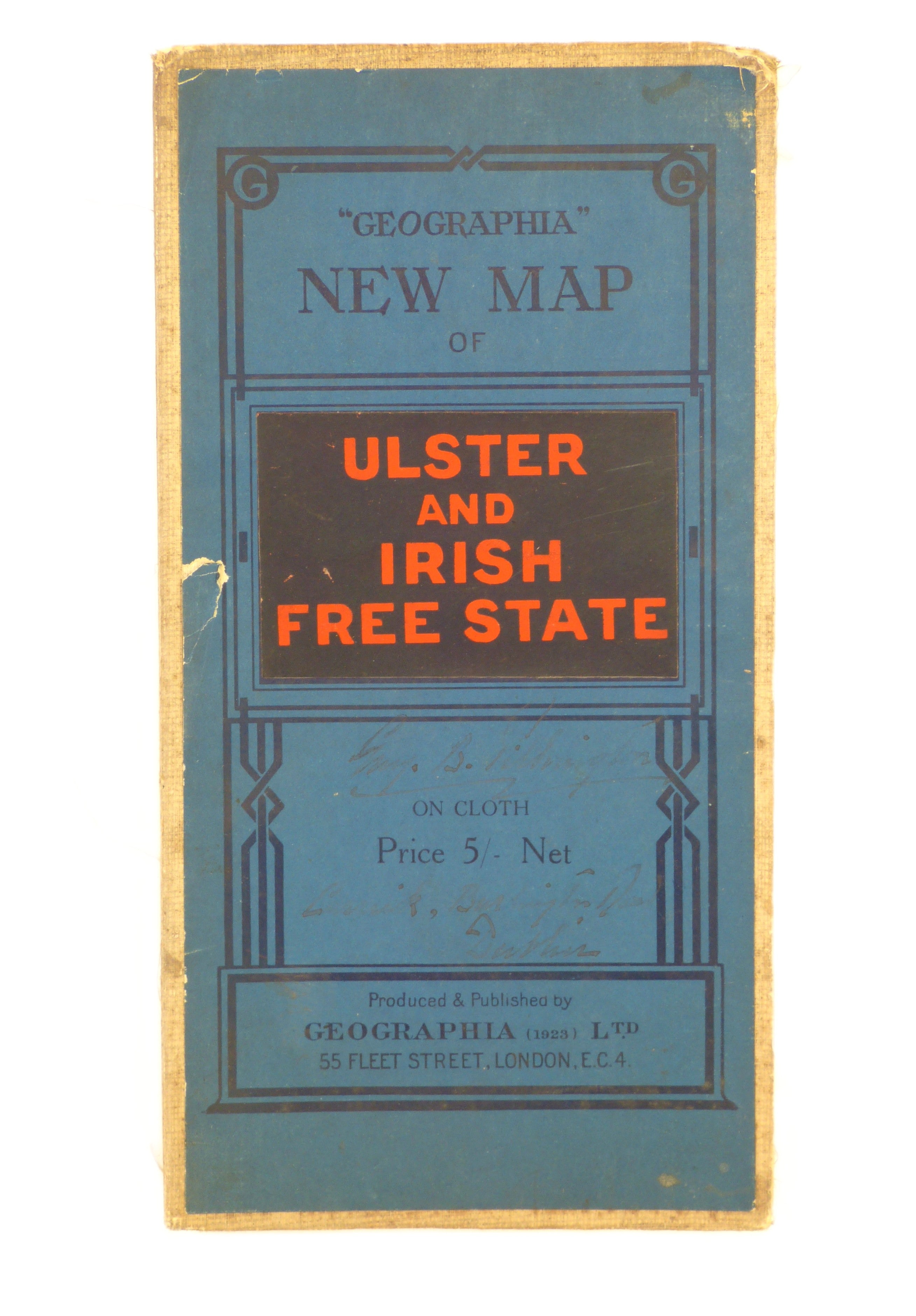 General Reference Map Of Ulster And The Irish Free State