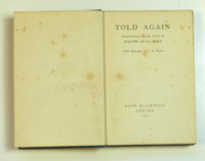 Told Again by de la Mare, Walter