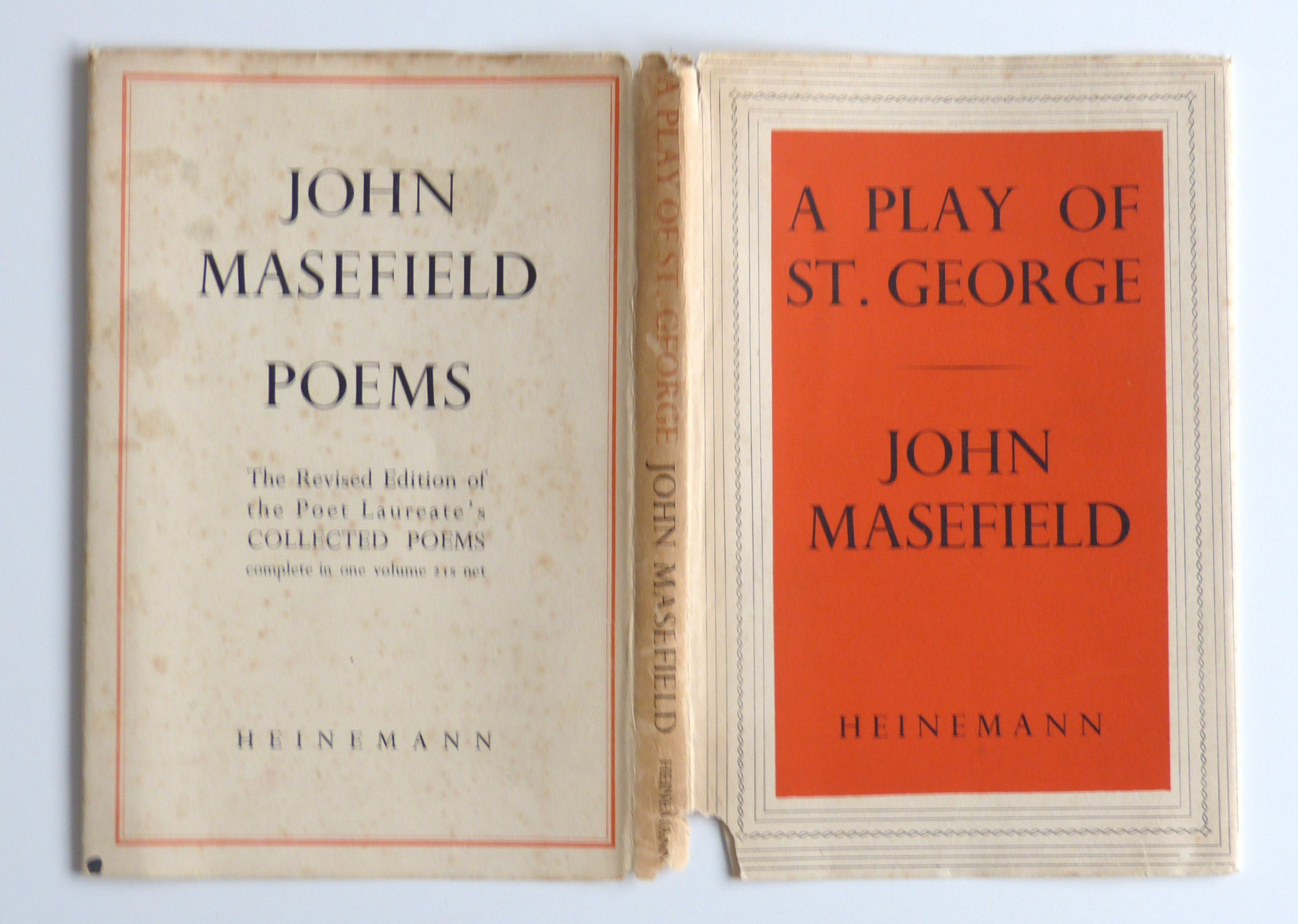 A Play Of St. George by John Masefield - signed copy