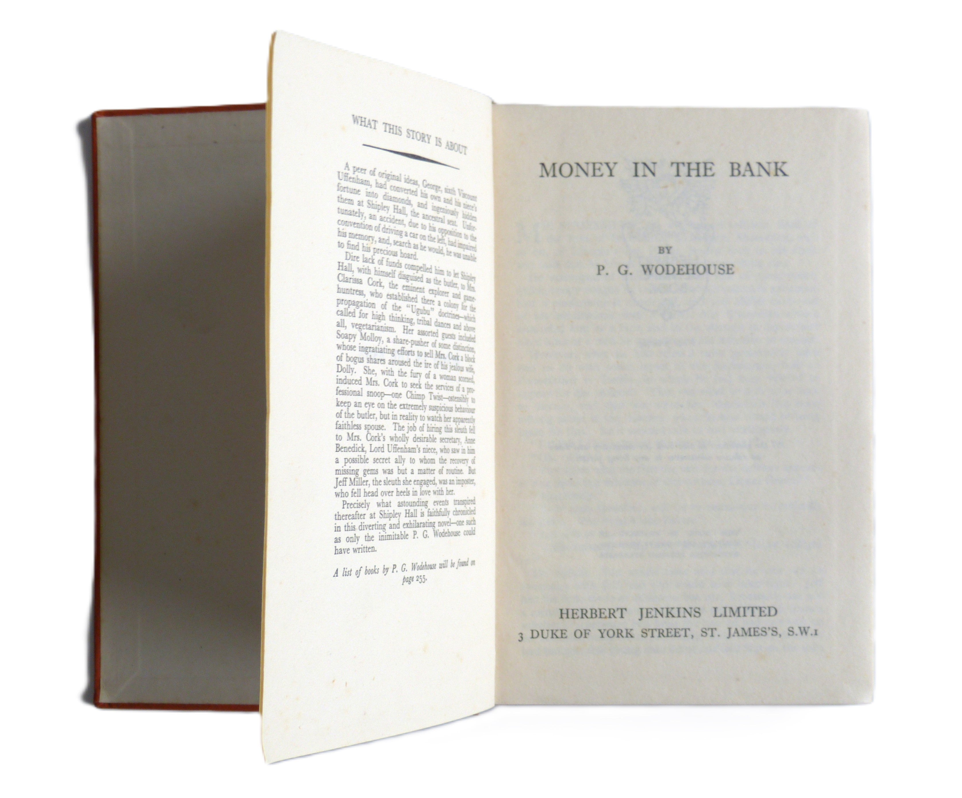 Money In The Bank by P.G. Wodehouse