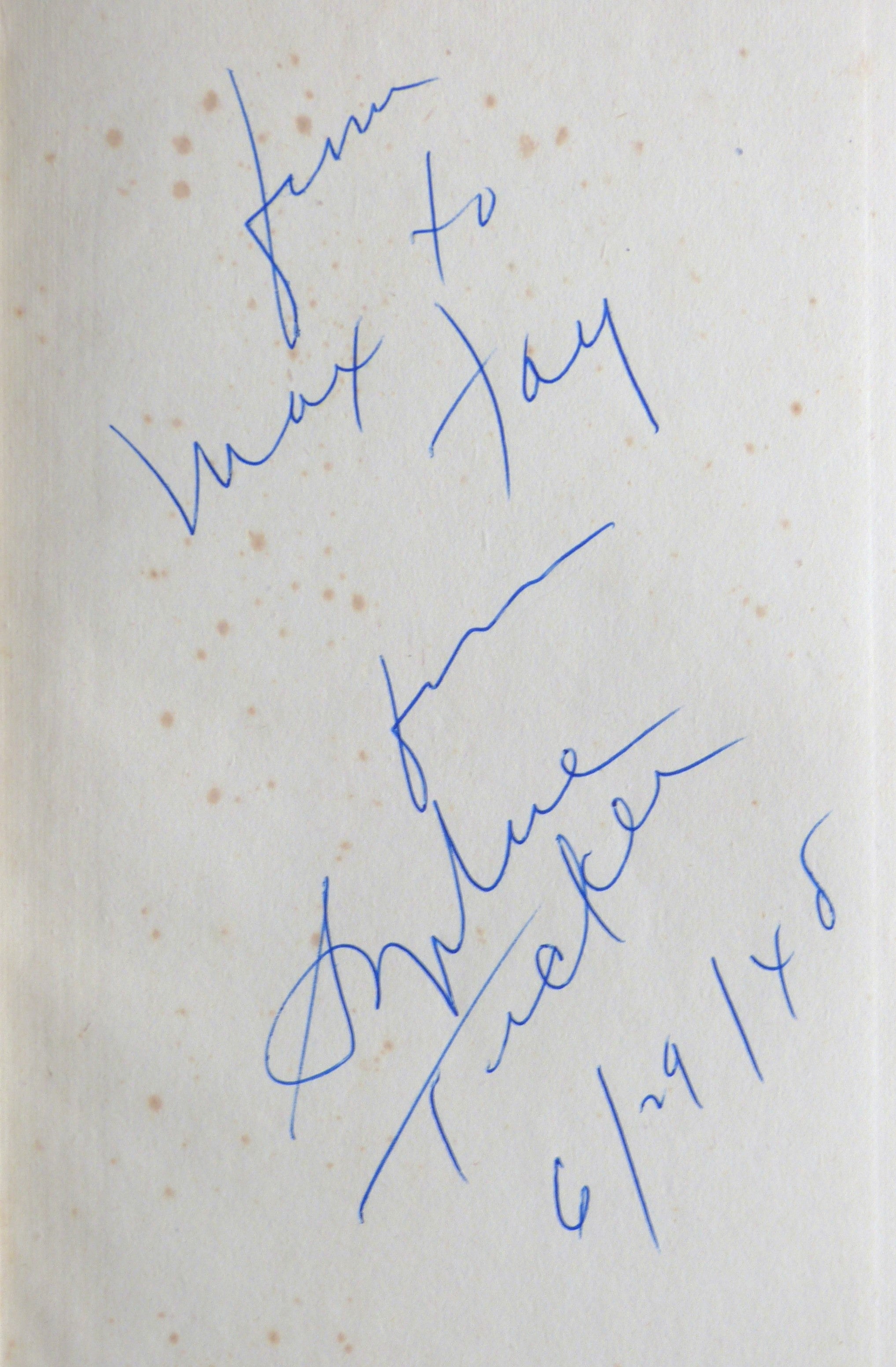 SOME OF THESE DAYS An Autobiography - signed copy