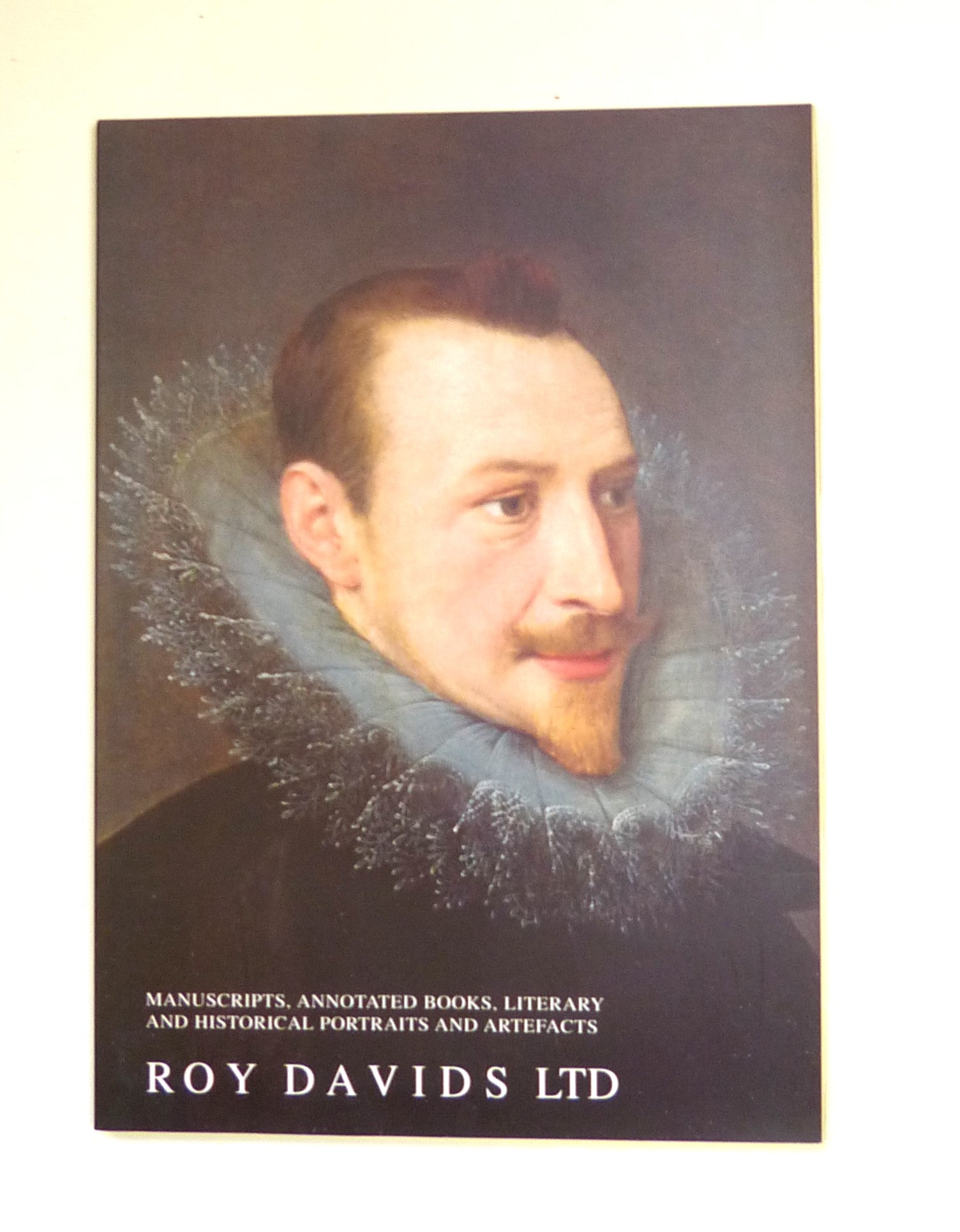 Maunscripts Annotated Books Literary And Historical Portraits Artefacts And Works Of Art - by Roy Davids Roy Davis LTD