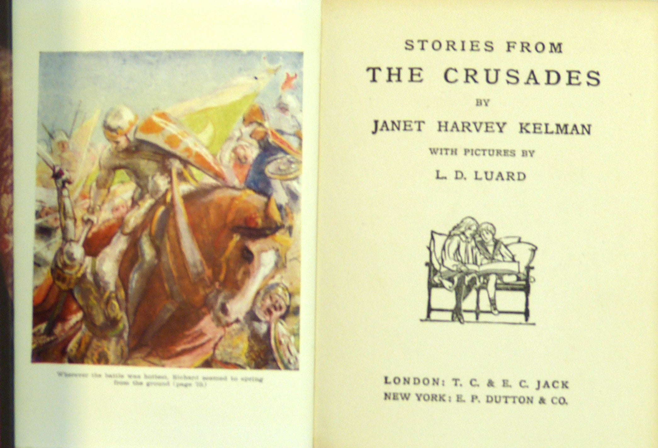 Stories From the Crusades by Janet Harvey Kelman, LD Luard (Illust.)