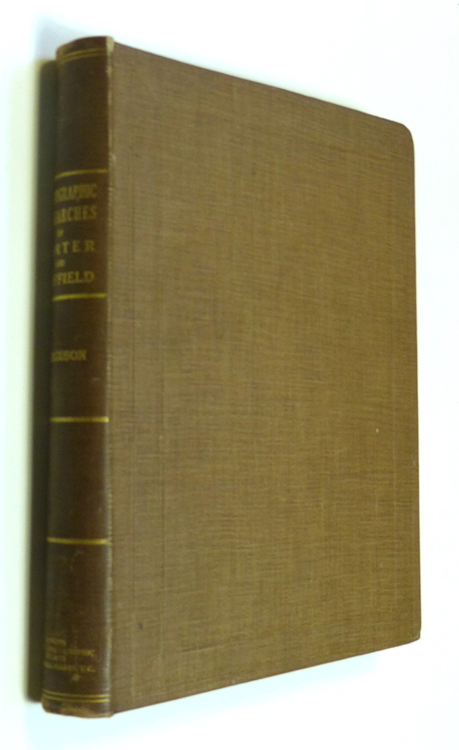 The Photographic Researches of Ferdinand Hurter & Vero C. Driffield - Being a Reprint of Their Published Papers, Together with a History of Their Early Work and a Bibliography of Later Work by Sam W.B. Ferguson (ed.)