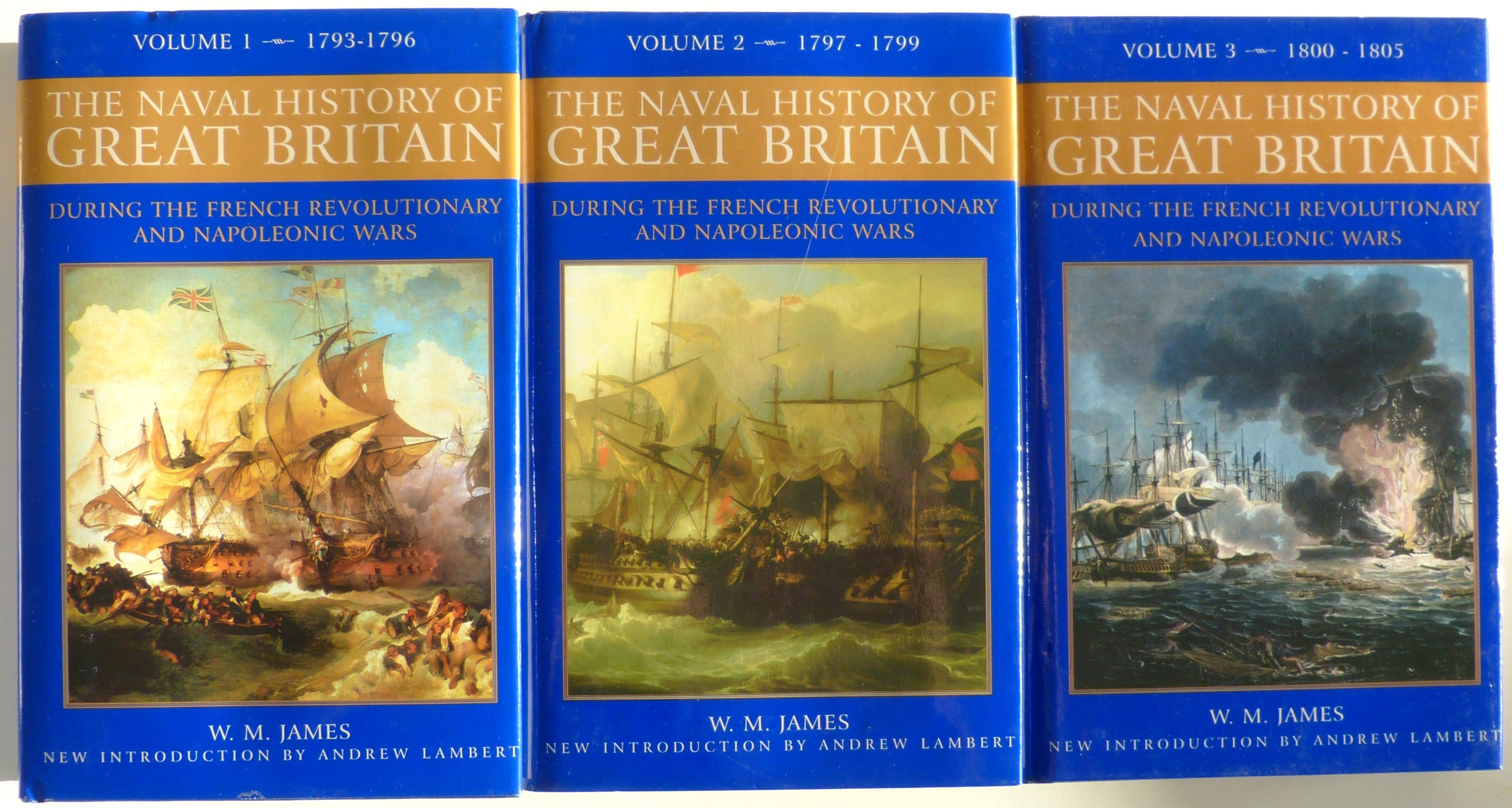The Naval History of Great Britain 6 Volume Set by W.M.James