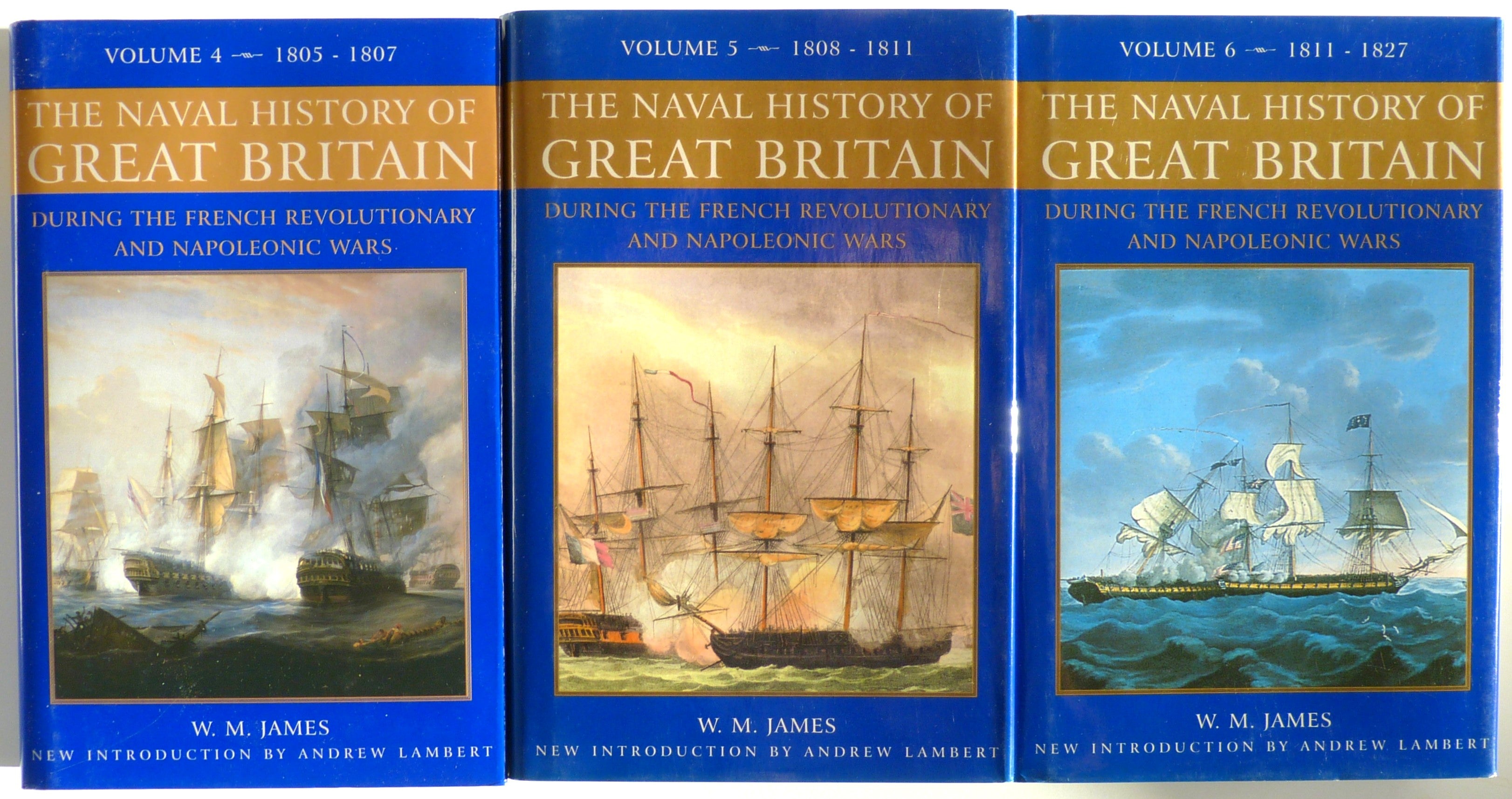 The Naval History of Great Britain 6 Volume Set by W.M.James