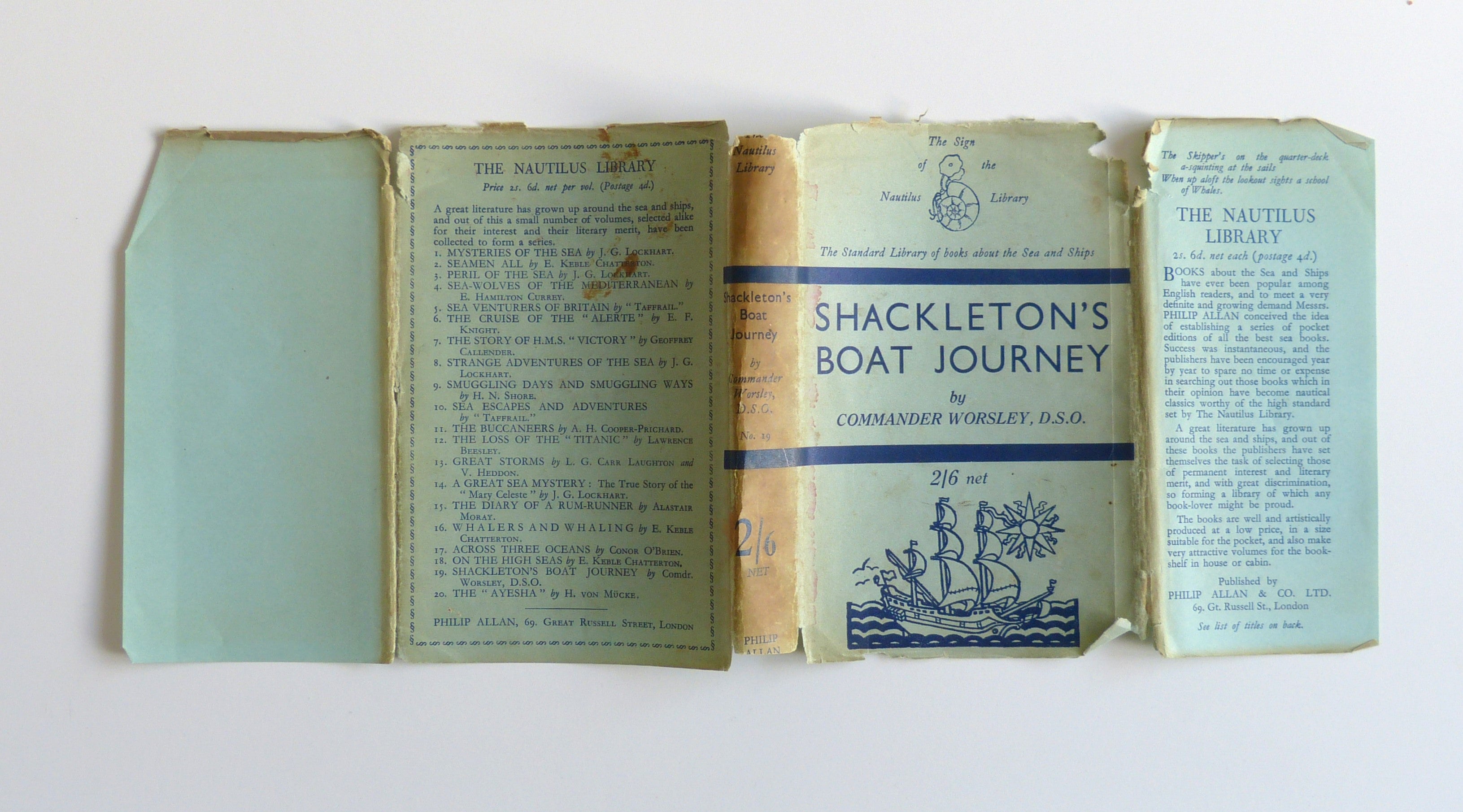Shackleton's Boat Journey by Worsley F. A.