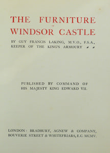 The Furniture of Windsor Castle by Laking, Guy Francis