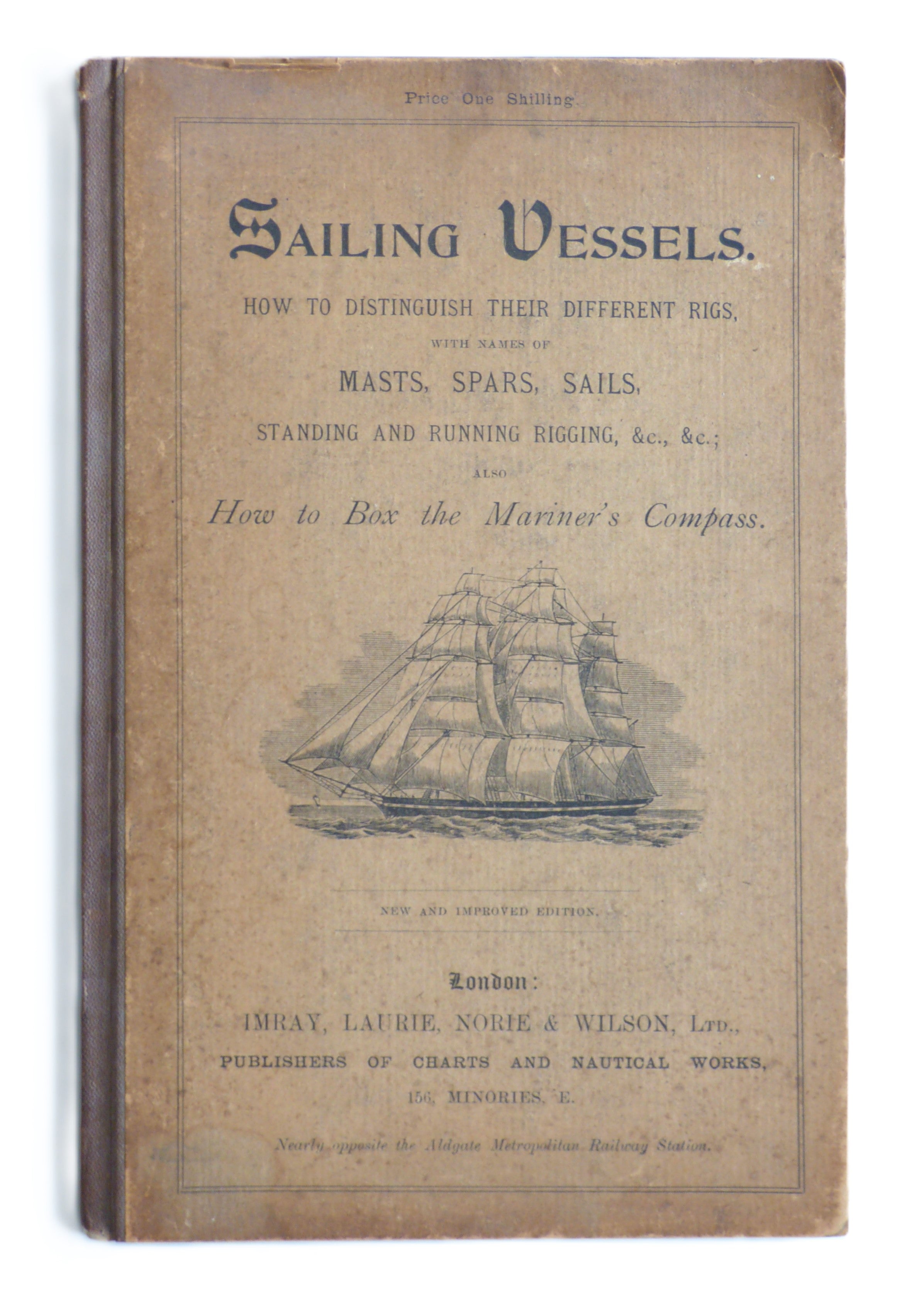 Varieties of Sailing Vessels and names of masts, spars, sails, standing and running rigging, &c.