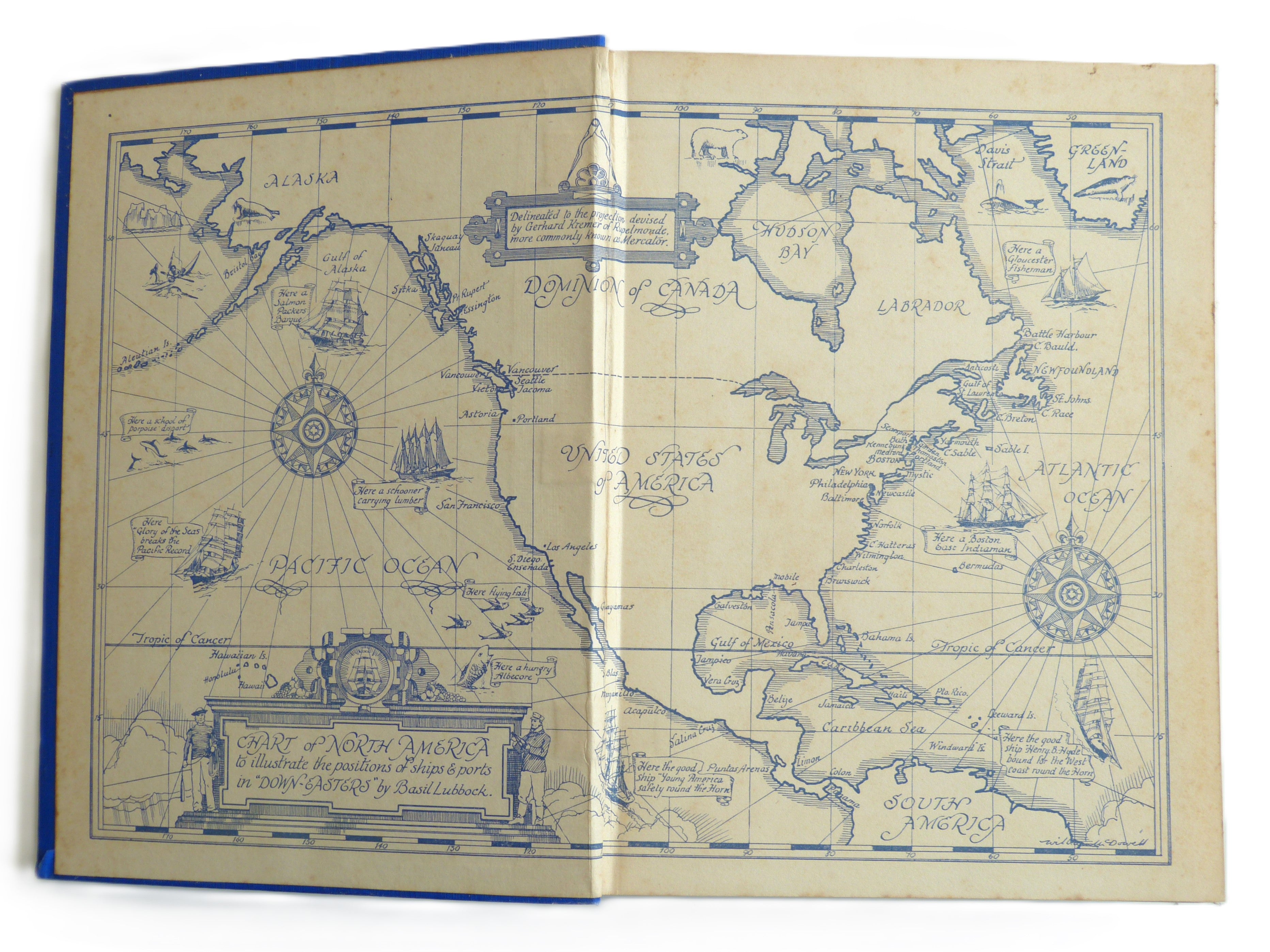 The Down Easters. American Deep-water Sailing Ships 1869 - 1929 by Basil Lubbock