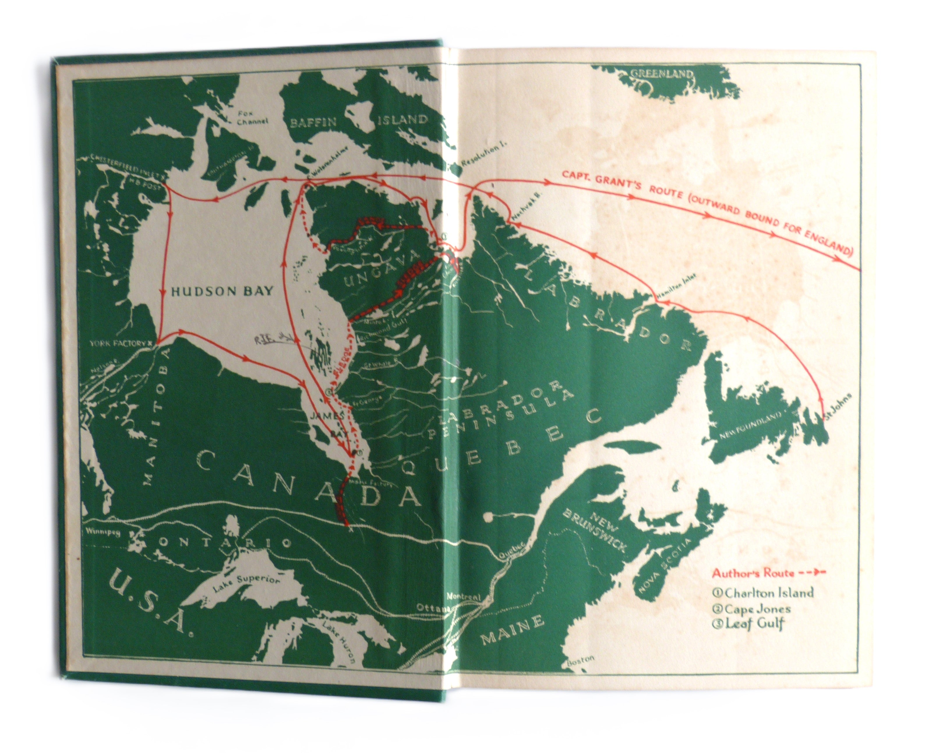 The Captain's Chair: A Story of the North  by Robert Flaherty (signed)