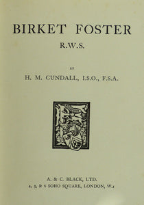 Birket Foster R. W. S. by Cundall HM