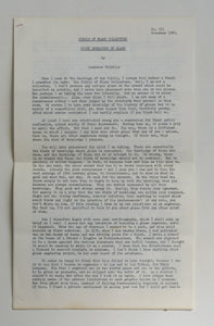 Engraved Glass 1952 - 1958 Plus Typed Manuscript  by Laurence Whistler