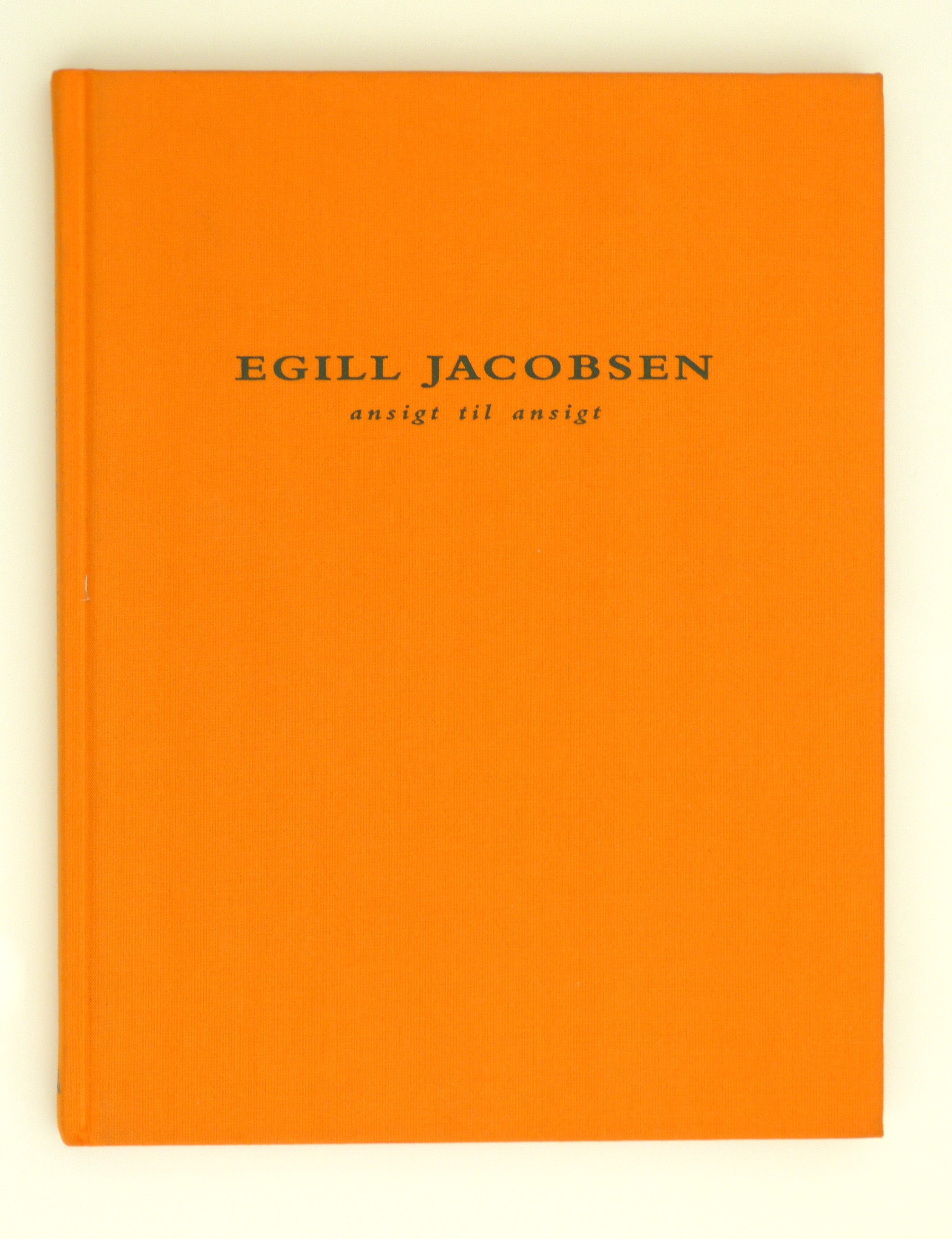 Egill Jacobsen: Ansigt til ansigt