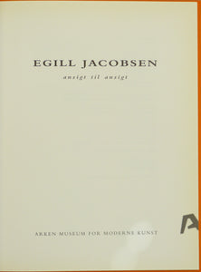 Egill Jacobsen: Ansigt til ansigt