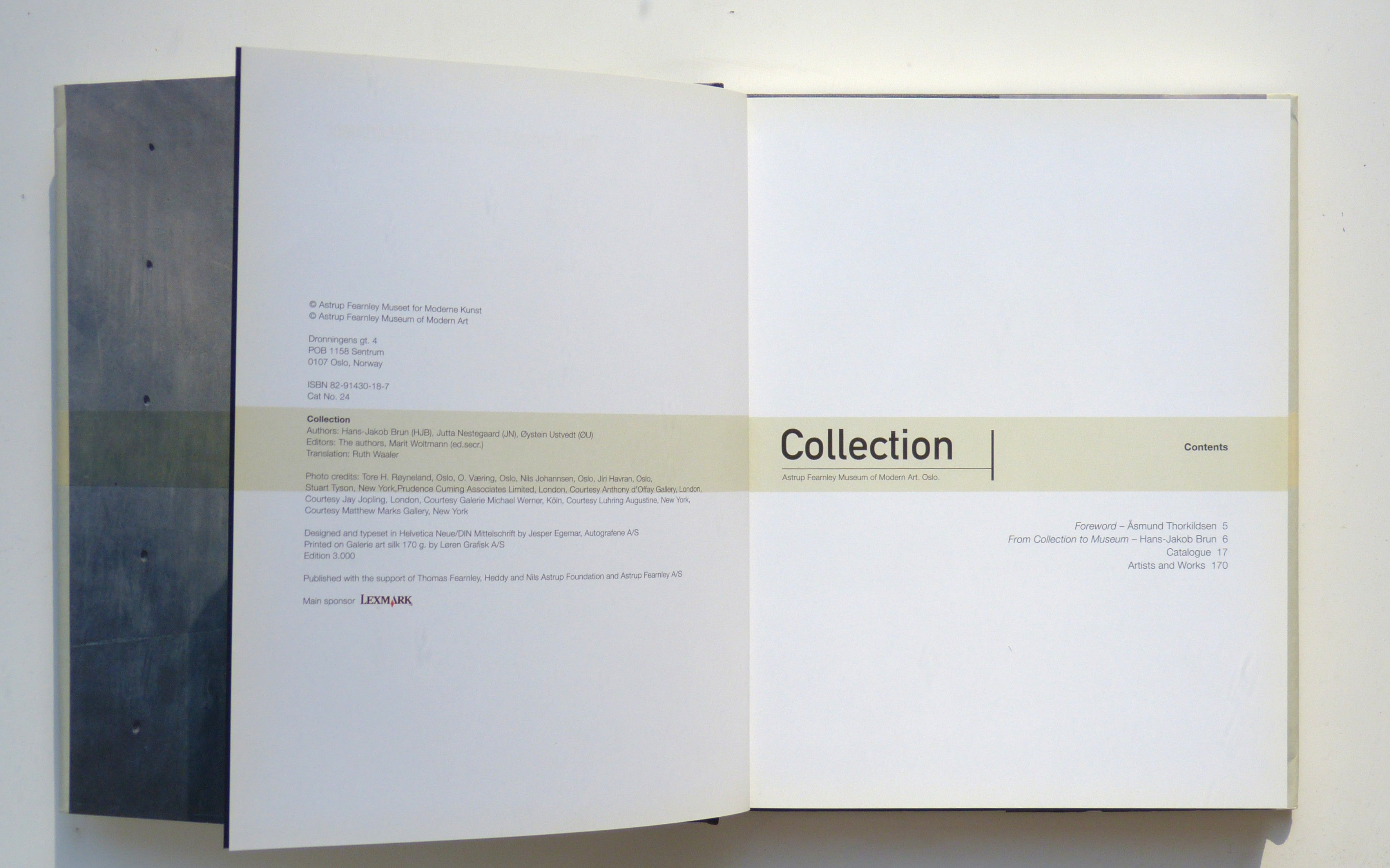 Collection: Astrup Fearnley Museum of Modern Art,by Oslo Hans-Jakob Brun, Asmund Thorkildsen
